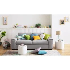 Tables D’appoint Circle (2 éléments) -Wenko Soldes Boutique beistelltisch circle 2 teilig weiss hochglanz 5036284