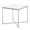 Table D'appoint Cross 14 Table D'appoint Cross -Wenko Soldes Boutique beistelltisch cross glas klar eckig 427369