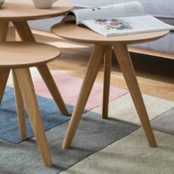 Table D’appoint Past II (3 éléments) -Wenko Soldes Boutique beistelltisch set past past ii 3 teilig eiche teilmassiv 4872596