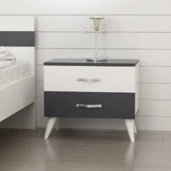 Table De Chevet Allerød à 2 Tiroirs -Wenko Soldes Boutique bf7565b932354dfe8b7000f7e58fe1fb