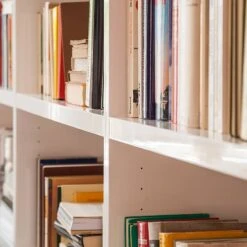 Bibliothèque Empire -Wenko Soldes Boutique bibliothek empire hochglanz weiss 581358