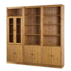 Bibliothèque Lillehammer V -Wenko Soldes Boutique buecherwand lillehammer v kiefer massiv 4843988
