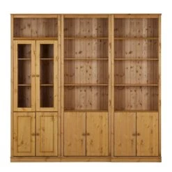 Bibliothèque Lillehammer V -Wenko Soldes Boutique buecherwand lillehammer v kiefer massiv 4843992