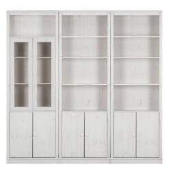 Bibliothèque Lillehammer V -Wenko Soldes Boutique buecherwand lillehammer v kiefer massiv kiefer weiss 4843728