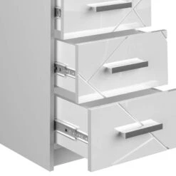 Table De Nuit Irma Blanc Brillant -Wenko Soldes Boutique c05be1eac64c47afbbd75d50a515183d