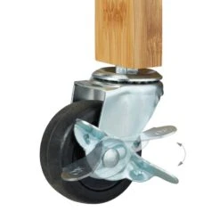 Desserte Cuisine Bambou Chariot Service -Wenko Soldes Boutique c0d9ba65f10f42adb7dcb4b090ddd23a