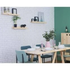 Etagère Murale En Pin Massif - L40 Cm -Wenko Soldes Boutique c1f19bf2984e4b819fee44363057d827