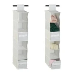 2xÉtagère Suspendue Tissu Armoire -Wenko Soldes Boutique c26e2fd8224f46efbbc5398424bc3d18