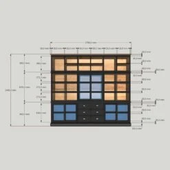 London - Grande Bibliothèque Noire En Bo -Wenko Soldes Boutique c4c959e46ad64d139c2e89a7623525fe