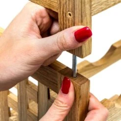 Étagère à Vins 25 Bouteilles Noyer -Wenko Soldes Boutique c4e9beb013b94a14b44eaf29443c4f17