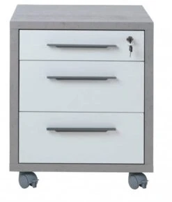 Caisson Rangement à Roulettes 3 Tiroirs