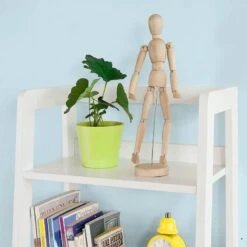 Bibliothèque Étagère Échelle FRG116-K-W -Wenko Soldes Boutique cc258b52ad954976951ef7550e9a7766