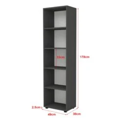 Bibliothèque Vara à 5 Niveaux -Wenko Soldes Boutique ccb89fdffee6432e972a276972be9c09