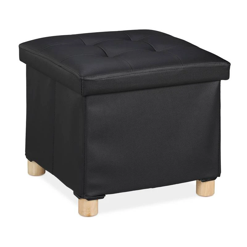 Pouf De Rangement En Similicuir 15 Pouf De Rangement En Similicuir – Image 15