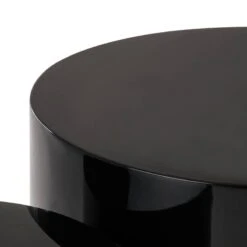 Tables D’appoint Circle (2 éléments) -Wenko Soldes Boutique circle beistelltisch set hochglanz schwarz 1291275