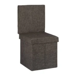 Tabouret De Rangement Pliant En Lin -Wenko Soldes Boutique d01d20cd1c094ff1a60876bb12716045