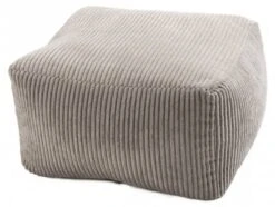 Pouf Carré En Tissu Velours Cotelé