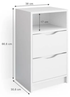 Table De Chevet Ruben Blanc & 2 Tiroirs -Wenko Soldes Boutique d13503a64c634234a4e6b1fd0b14b122.cropped 116 61 655 902.processed