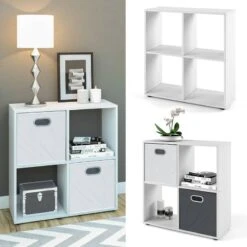 Etagère Tetra Blanc 4 Compartiments -Wenko Soldes Boutique d2c1ca41211845ed806a2a1cca960e69