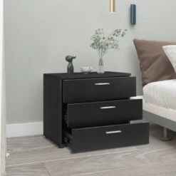 Table De Nuit 53x45x38cm Noir -Wenko Soldes Boutique d3296850e7dd4d3f806ea4773aaea5f4