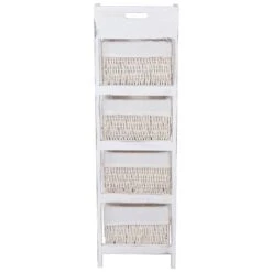 Étagère Goiana Style Shabby 4 Paniers -Wenko Soldes Boutique d457f8fce73d4eebaaeceeca111eefc7