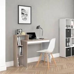 Bureau Leo Sonoma/blanc -Wenko Soldes Boutique d5a0a536c5614d52aa5712a6c08a558c