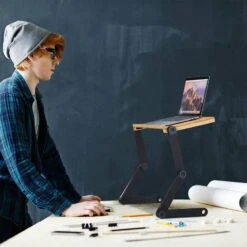 Support à Ordinateur Portable Bambou Alu -Wenko Soldes Boutique d5eee97c7bbd497d936f8747be06346f