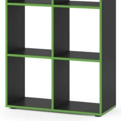 Etagère Noir/vert 6 Compartiments -Wenko Soldes Boutique d879665c81194208b15b2e126ae0d2c6