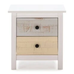 Table Chevet 2 Tiroirs Magda -Wenko Soldes Boutique d9d79dfca92c48aaa52531fc5abc021d