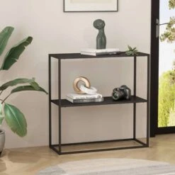 Table Console Strömstad Noir Mat -Wenko Soldes Boutique db26262cb465433ab32e74f21fde7b87