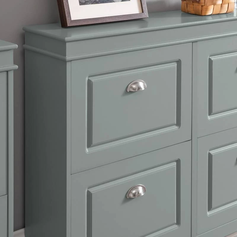 Commode à Chaussures 4 Abattants FSR79-W 15 Commode à Chaussures 4 Abattants FSR79-W – Image 15