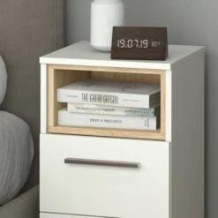 Table De Nuit Beatrice Blanc/sonoma -Wenko Soldes Boutique de03eb4873d944b690f3ca1a33483677