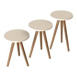 Set De 3 Tables D'appoint Snede Rondes -Wenko Soldes Boutique e010c368866d4541885ddc4fa0da013c