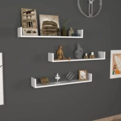 Lot De 3 étagères Murales Höganäs -Wenko Soldes Boutique e23a5e9452964820b471b6bb52b145fe