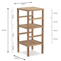 Étagère Alam En Bois De Noyer, 3 Niveaux -Wenko Soldes Boutique e44ec53e4a06421fbcb333ff10082ccc