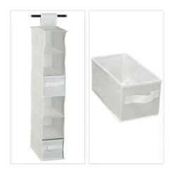 2xÉtagère Suspendue Tissu Armoire -Wenko Soldes Boutique e6219508f99d4215b0f2699fc32268b7