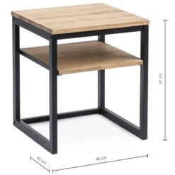 Table De Chevet Icub3 40x40x45cm Noir -Wenko Soldes Boutique e7045d04717d49fe9b828e97fb09617d