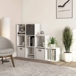 Étagère Escalier Béton 9 Compartiments -Wenko Soldes Boutique e94881fe2a894096859776e85f13e975