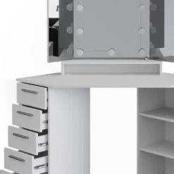 Coiffeuse D'angle Sofia Blanc & Tabouret 13 Coiffeuse D'angle Sofia Blanc & Tabouret -Wenko Soldes Boutique e9c265f9b5714c33bbf47132c7ebf588