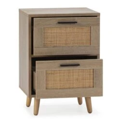 Table Chevet Dalia 2 Tiroirs Chêne -Wenko Soldes Boutique ea0f0f6643ce4d16a649ab7ab20ac07f