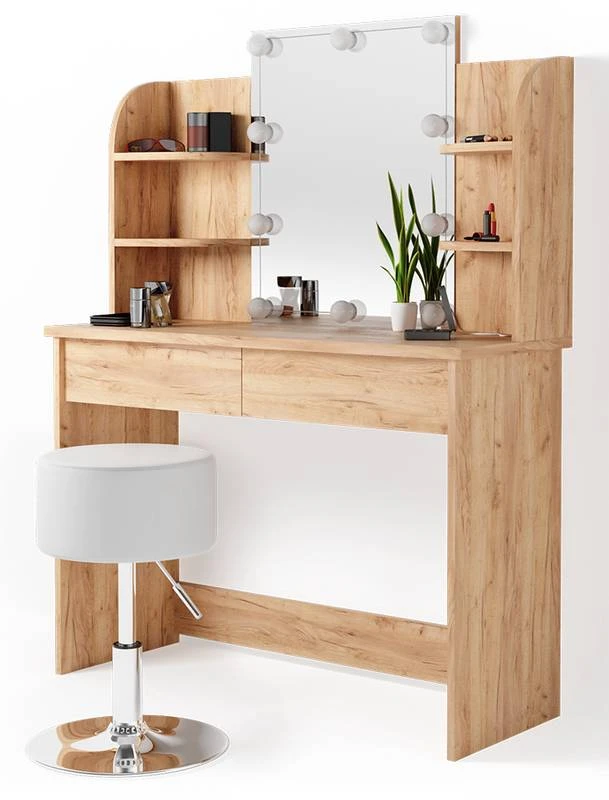 Coiffeuse Charlotte Avec Tabouret Et LED 18 Coiffeuse Charlotte Avec Tabouret Et LED – Image 18