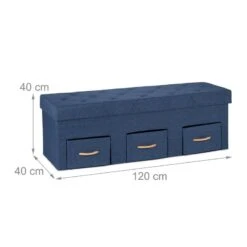 Coffre De Rangement Bleu Avec 3 Tiroirs -Wenko Soldes Boutique eb96adc334d64399a3ec57a01ca4488f