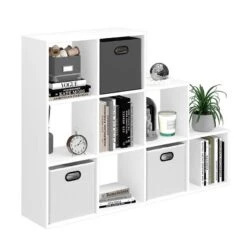 Étagère Escalier Béton 9 Compartiments -Wenko Soldes Boutique ec6653b63a1c40c7810f59ec595fbe14