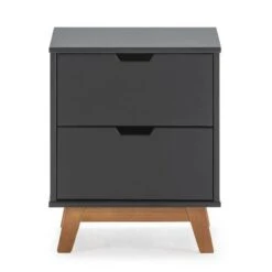 Table Chevet Miranda 2 Tiroir Anthracite -Wenko Soldes Boutique eeb06dcfb15b40f393c9bbc5369b48e1