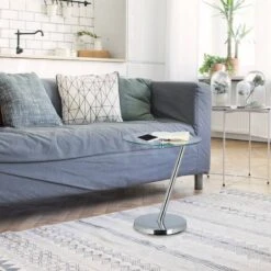 Table D’appoint Ronde En Verre Et Métal -Wenko Soldes Boutique ef8bed60e387450c969ad681d42031f1