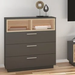 Commode Beatrice Blanc/sonoma -Wenko Soldes Boutique eff54f0eae1444b5974de623475fb914