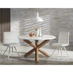 Table Avia -Wenko Soldes Boutique esstisch avia eiche teilmassiv weiss eiche 1283582
