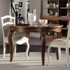 Table Extensible Azjana Ll -Wenko Soldes Boutique esstisch azjana mit ausziehfunktion pinie massiv braun 449936