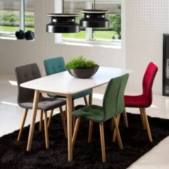 Table Bjelland -Wenko Soldes Boutique esstisch bjelland eiche teilmassiv eiche weiss 150 x 80cm 4065928