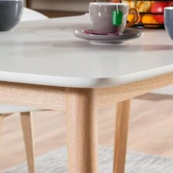 Table Bjelland -Wenko Soldes Boutique esstisch bjelland eiche teilmassiv eiche weiss 150 x 80cm 4216808